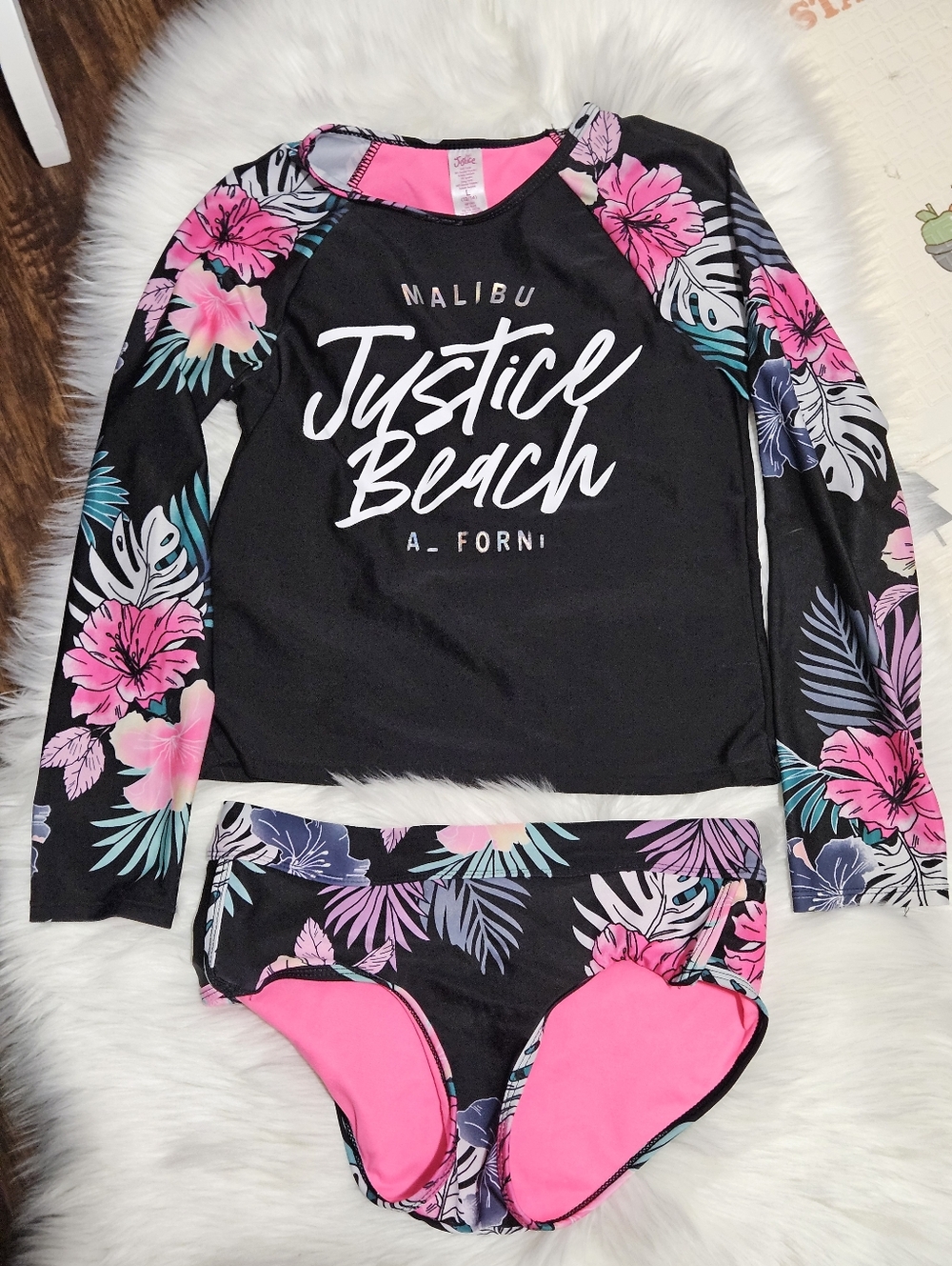 Justice Girls Swim wear Set